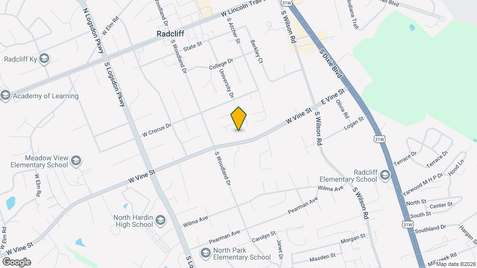 104 Dante Ct Map and Location Details