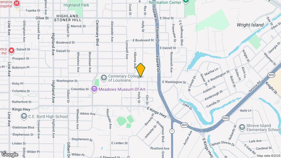 302 E Washington St Map and Location Details