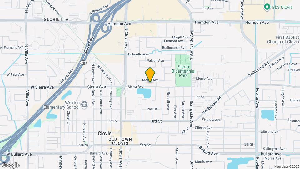 981 Sierra Ave Map and Location Details