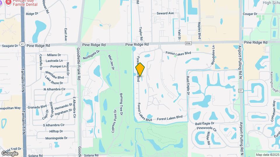 1514 Forest Lakes Blvd Map and Location Details