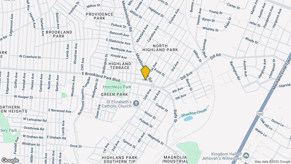 Highland Terrace Apartments Mapa y Detalles de la Ubicación