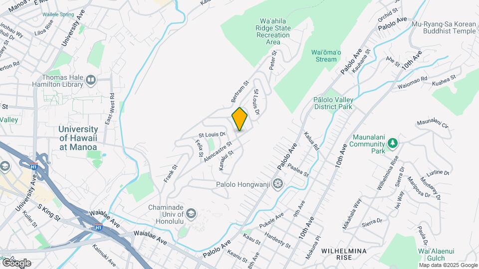 1638 Alencastre St Map and Location Details