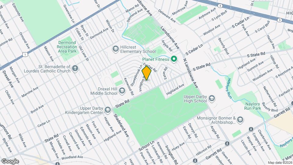 827 Hampshire Rd Map and Location Details