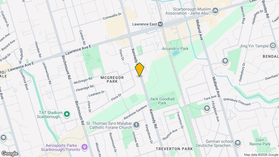 984 Kennedy Rd Map and Location Details