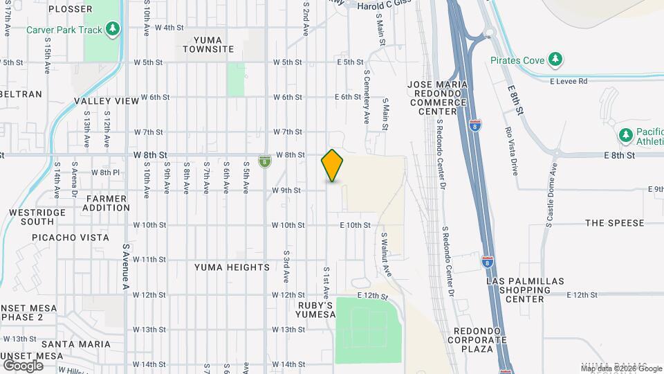 899 S 1st Ave Map and Location Details
