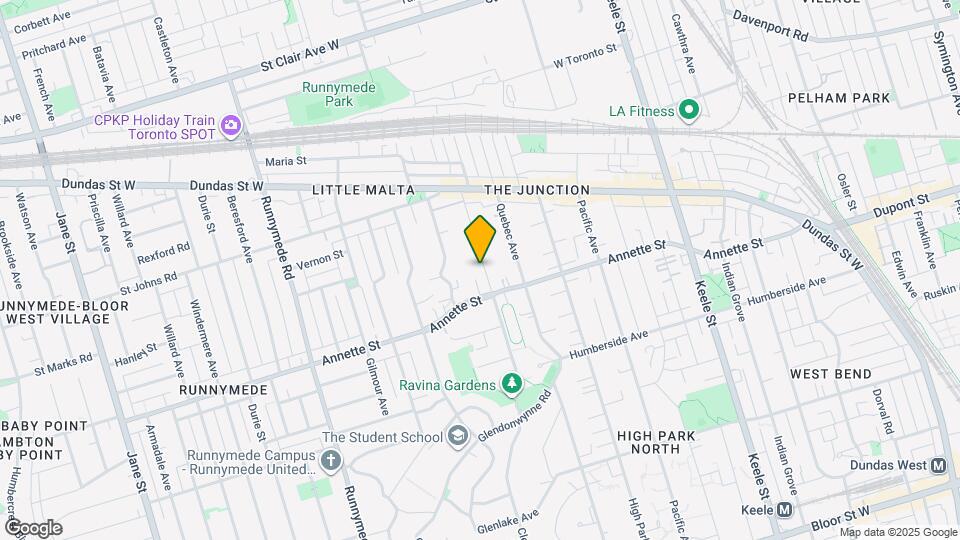 422 Clendenan Ave Map and Location Details