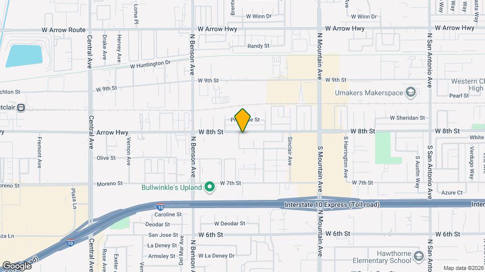 1444 W 8th St Mapa y Detalles de la Ubicación