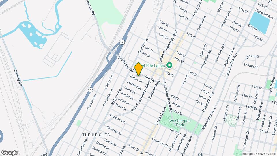 100 Hague St, Unit Beautiful 2 BR 1 Bath Map and Location Details