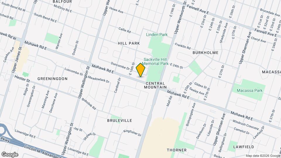 317 Mohawk Rd E Map and Location Details