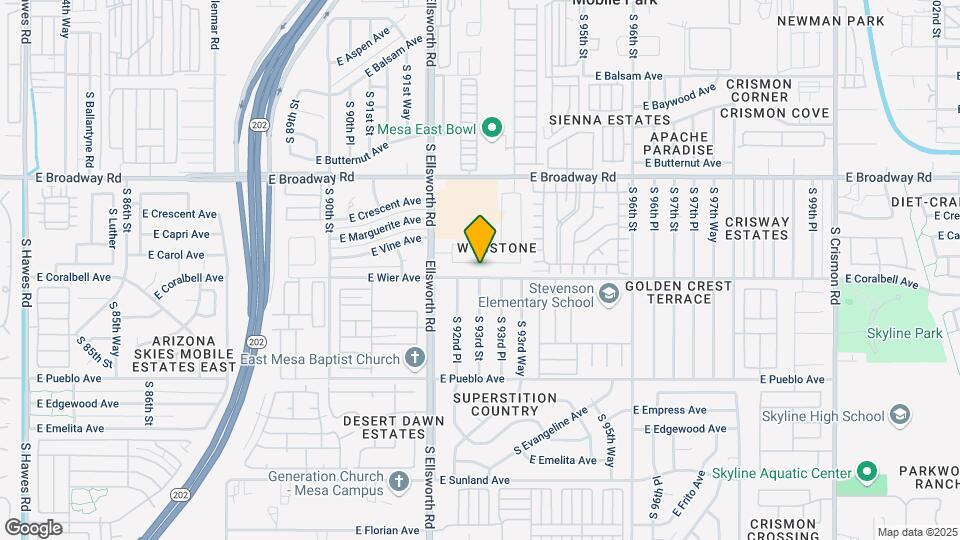 9251 E Carmel Ave Map and Location Details