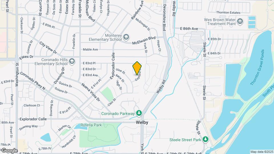 8293 Gaylord St Map and Location Details