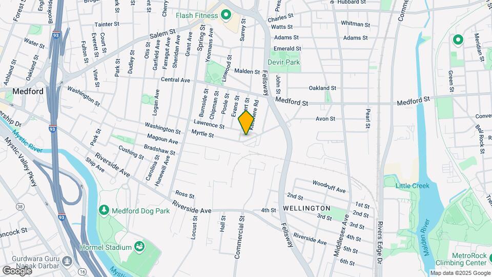 92 Myrtle St, Unit 2 Map and Location Details