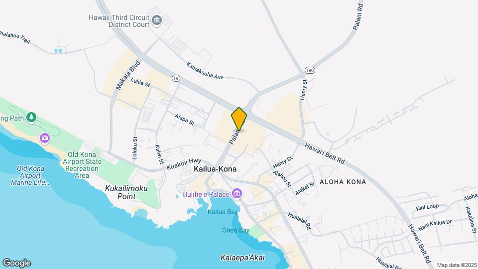 74-5618 Palani Rd, Unit K Map and Location Details