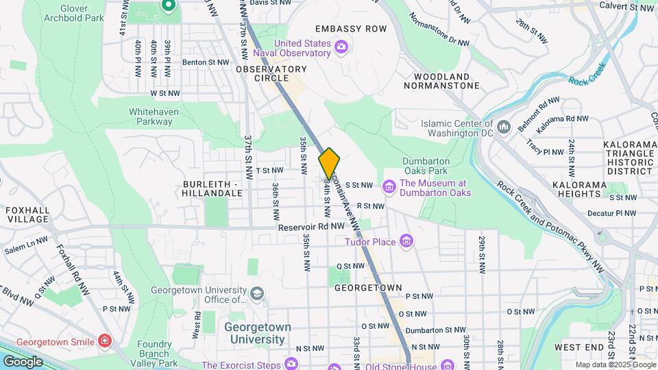1733 34th St NW Map and Location Details