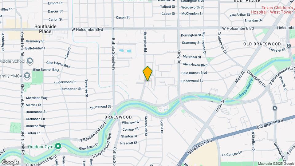 7545 Brompton St Map and Location Details