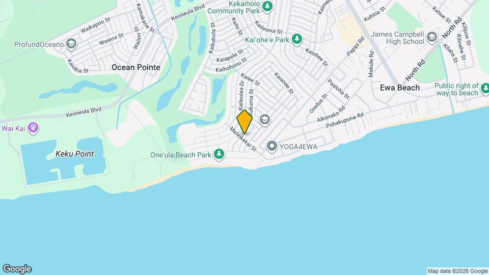 91-1002-1002 Kai Kukuma St Map and Location Details