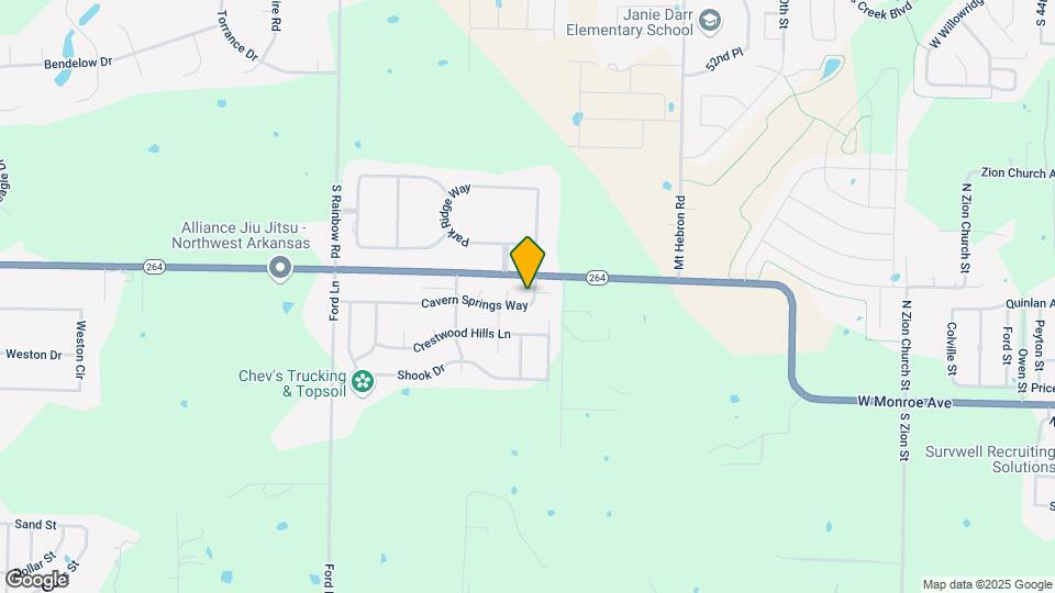 1800 Cavern Springs Way Map and Location Details