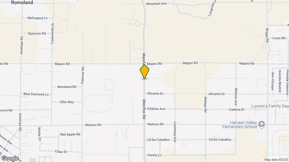 25208 Zircon Rd Mapa y Detalles de la Ubicación