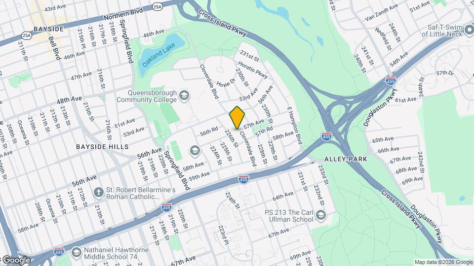 57-04 Cloverdale Blvd Map and Location Details