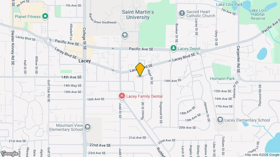 1319 Gemini St SE Mapa y Detalles de la Ubicación