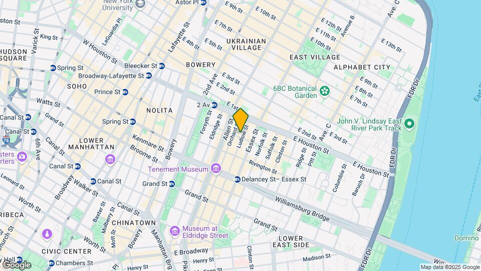 161 Ludlow St Map and Location Details