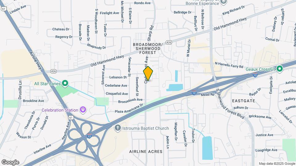 2317 Cedarcrest Ave Map and Location Details
