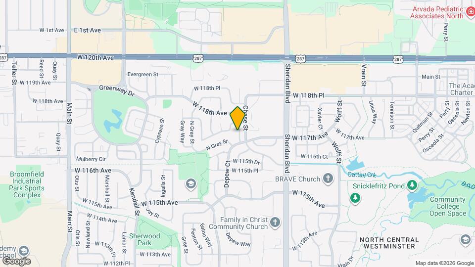 11725 Chase Ct Map and Location Details