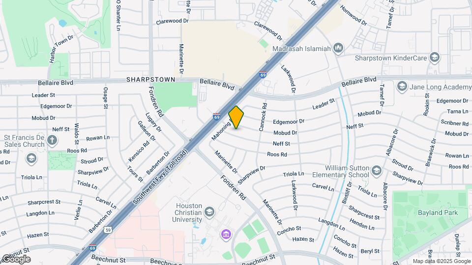 7242 Neff St Map and Location Details