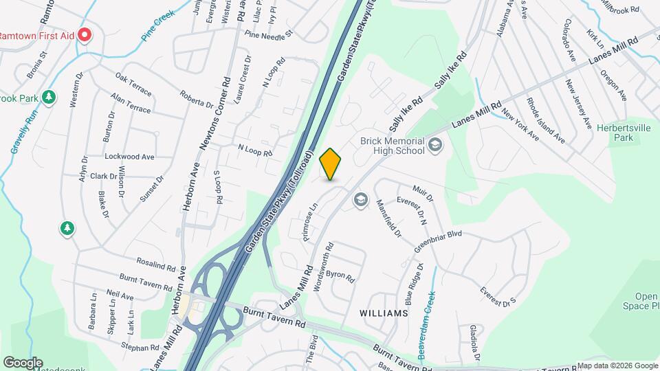 53 Primrose Ln Map and Location Details