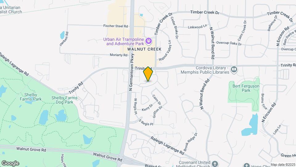 The Grove at Trinity Pointe Map and Location Details