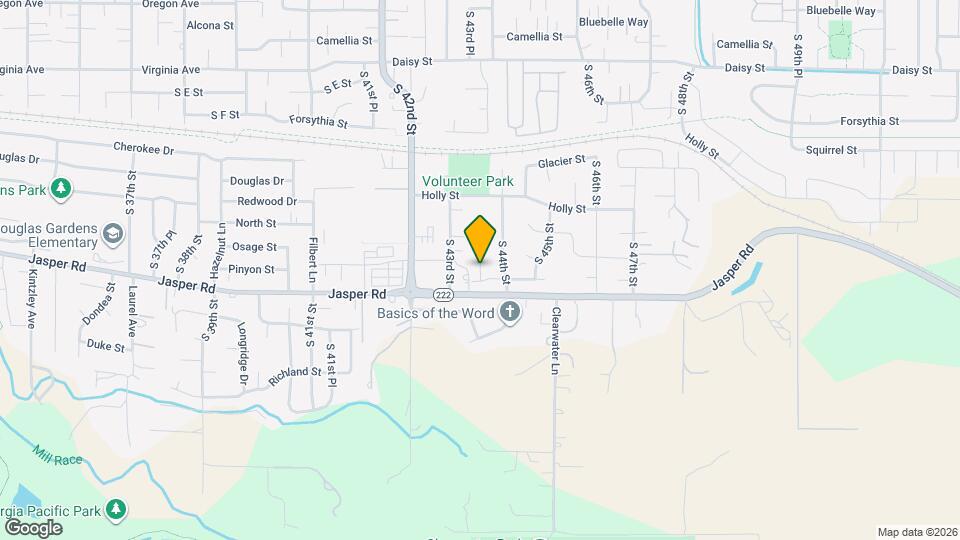 1152 S 43rd Pl Map and Location Details