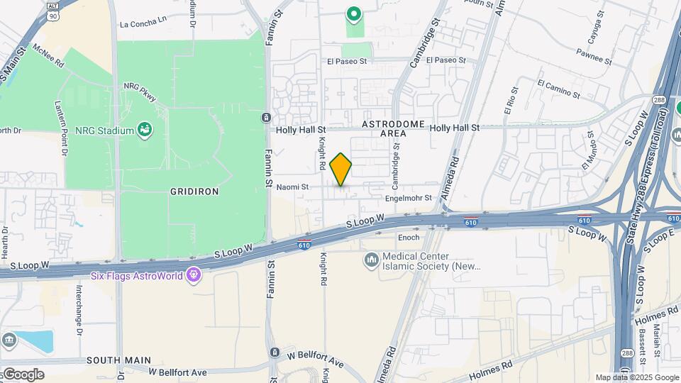 2116 Naomi St Map and Location Details