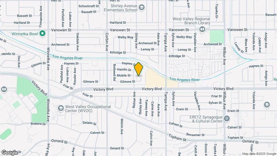 6439 Shirley Ave Map and Location Details