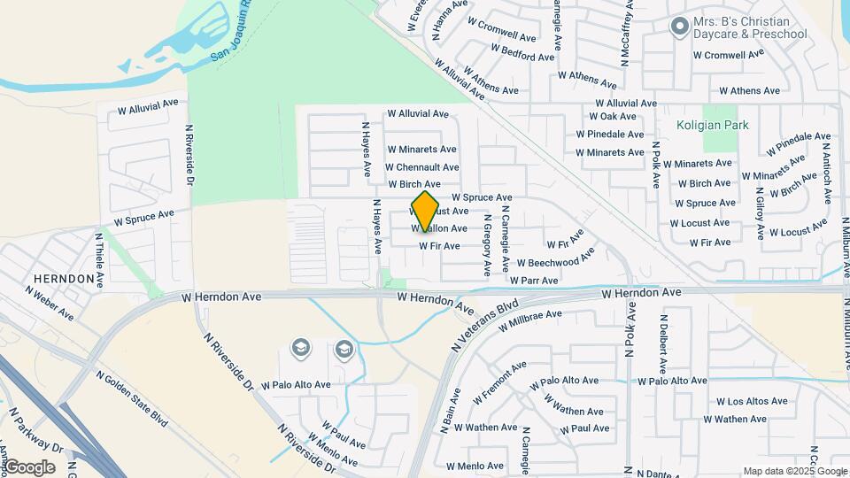 5960 W Fir Ave Mapa y Detalles de la Ubicación