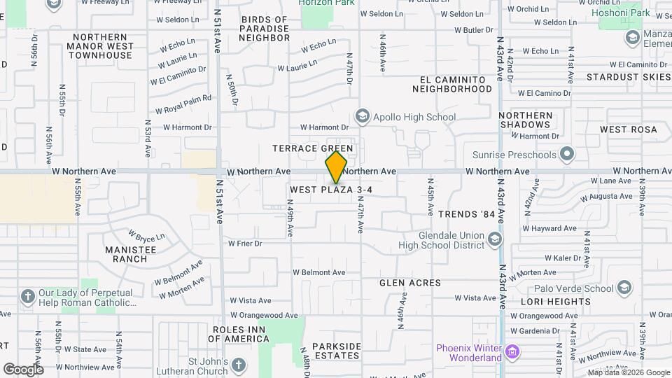 7858 N 47th Ave Map and Location Details