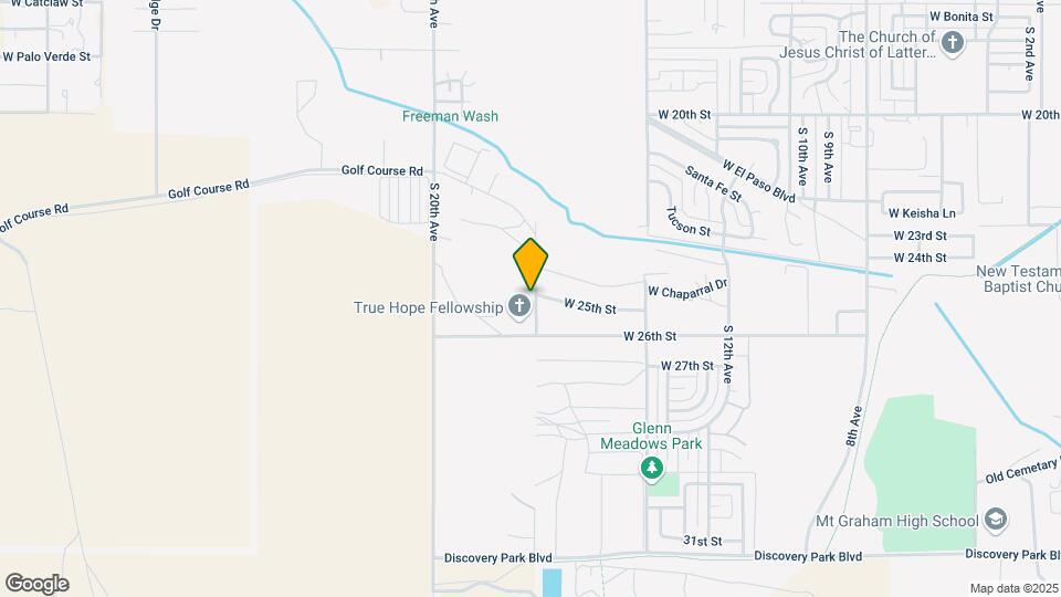 Pinaleno Foothills Apartments Map and Location Details