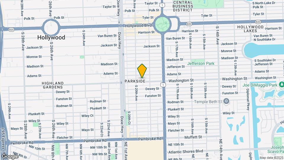1935 Washington St Map and Location Details