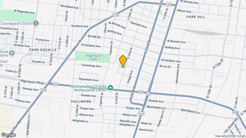 1734 S 23rd St Map and Location Details