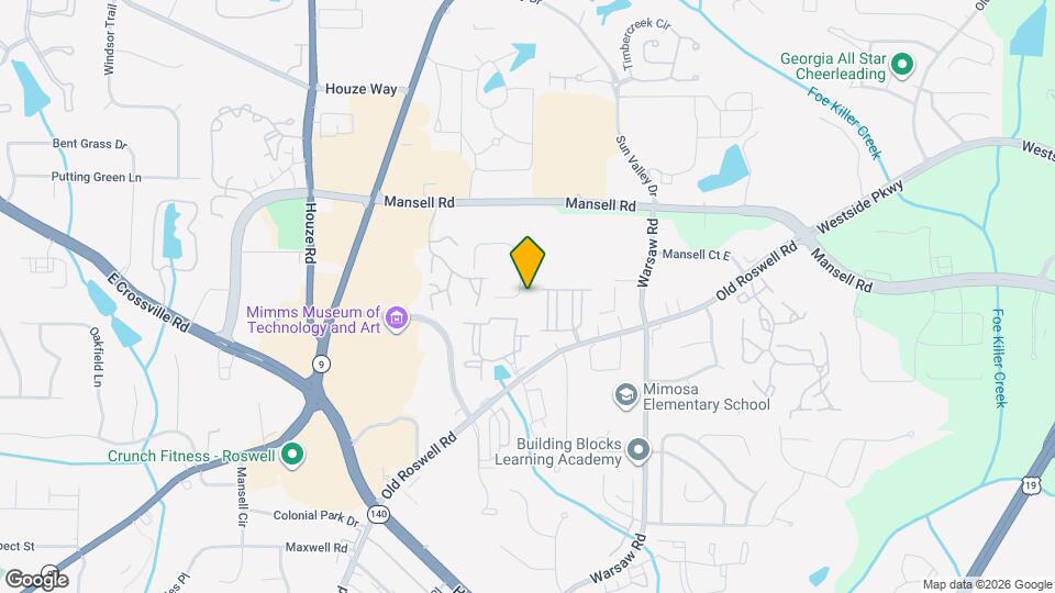 141 Roswell Commons Way Map and Location Details