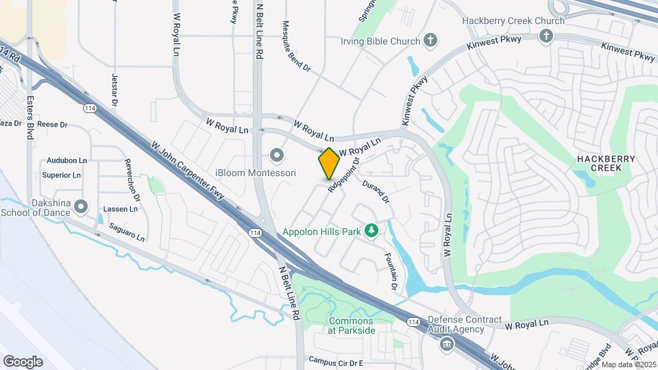 7401 Ridgepoint Dr Map and Location Details