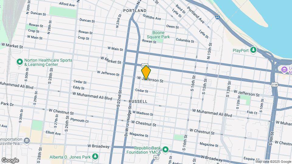 1932 W Jefferson St Mapa y Detalles de la Ubicación