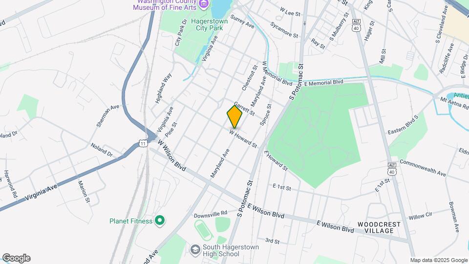 202 W Howard St Map and Location Details