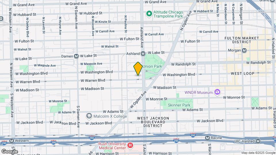 1620 W Warren Blvd Mapa y Detalles de la Ubicación