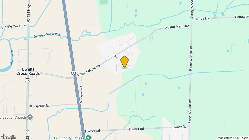 195 Chestnut Oak Cir Map and Location Details