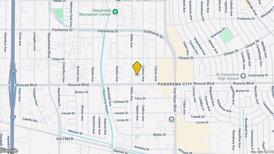 8330 Willis Ave Mapa y Detalles de la Ubicación