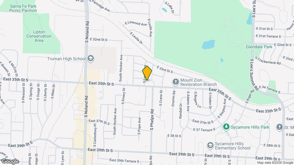 3425 S Leslie Ave Mapa y Detalles de la Ubicación