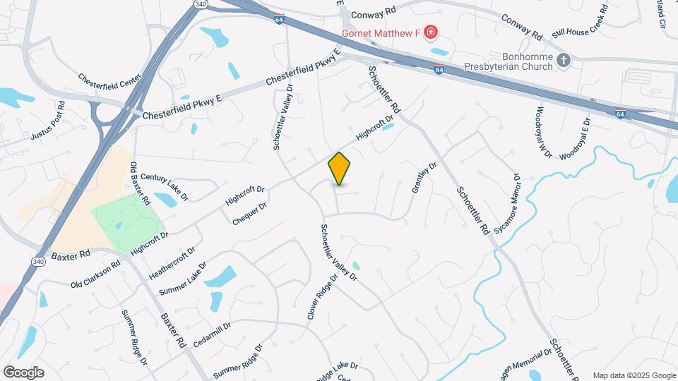 1836 Rockmoor Dr Map and Location Details