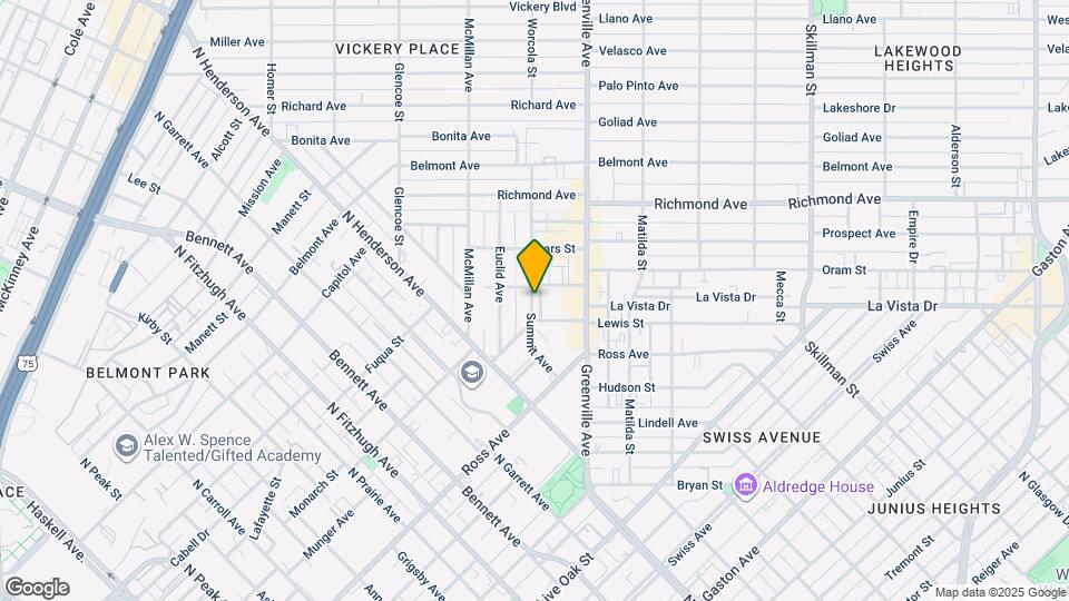 1862 Summit Ave Mapa y Detalles de la Ubicación