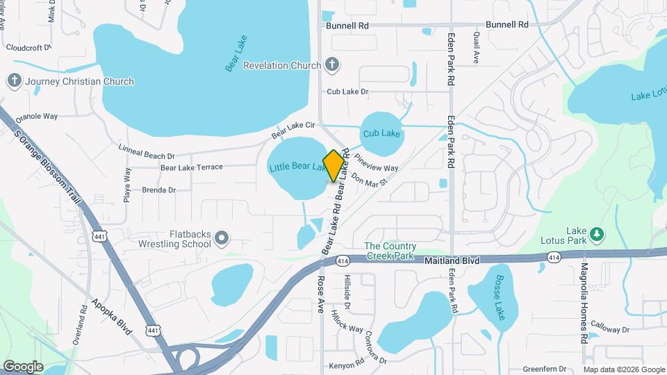 9434 Bear Lake Rd Map and Location Details