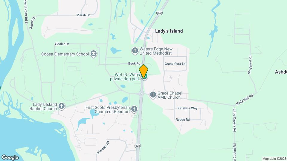 386 Sams Point Rd, Unit B Map and Location Details